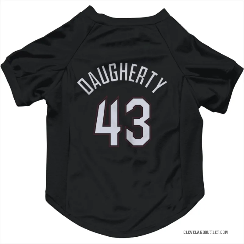 Brad Daugherty  Black White Cleveland Cavaliers  Cat & Dog Pet Jersey