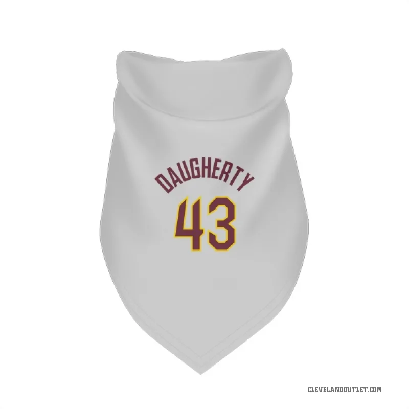 Brad Daugherty  White Cleveland Cavaliers  Cat & Dog Pet Bandana
