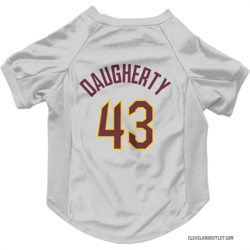Brad Daugherty  White Cleveland Cavaliers  Cat & Dog Pet Jersey