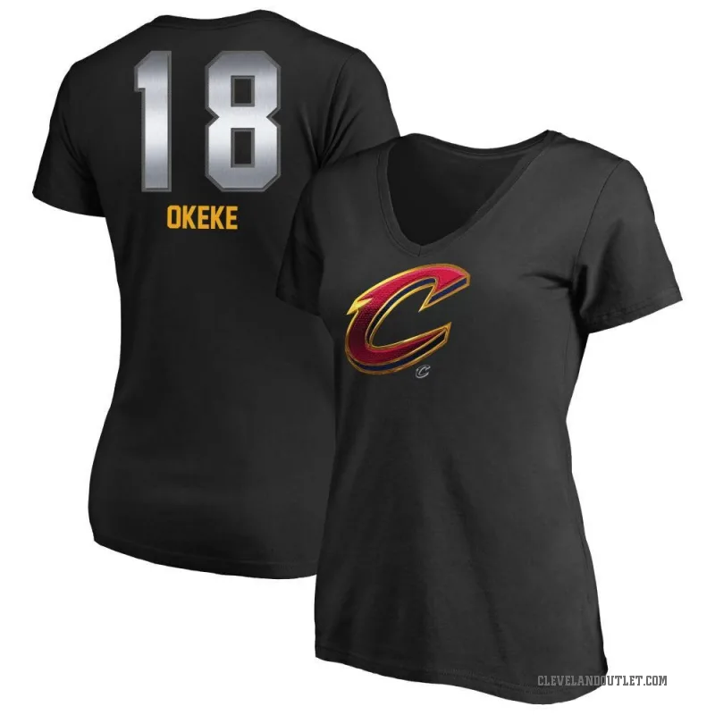 Chuma Okeke Women's Black Cleveland Cavaliers Midnight Mascot T-Shirt
