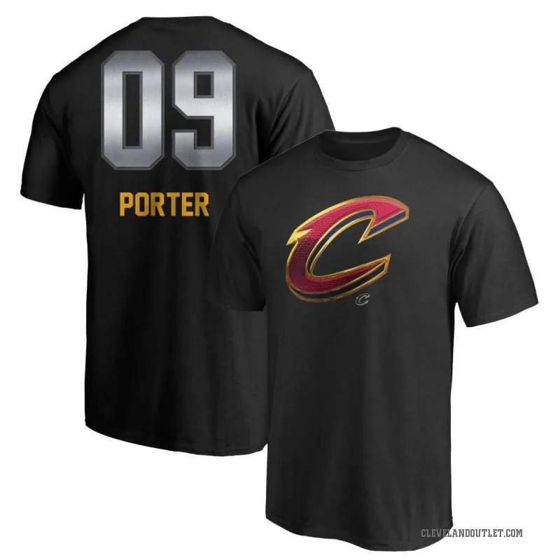 Craig Porter Jr. Men's Black Cleveland Cavaliers Midnight Mascot T-Shirt