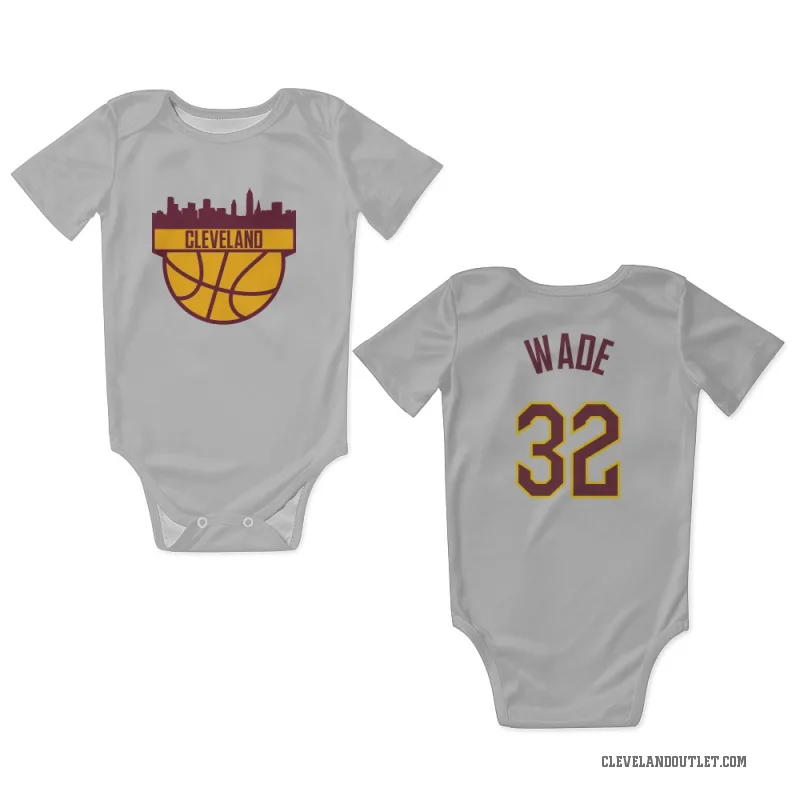 Dean Wade White Cleveland Cavaliers Newborn & Infant Bodysuit