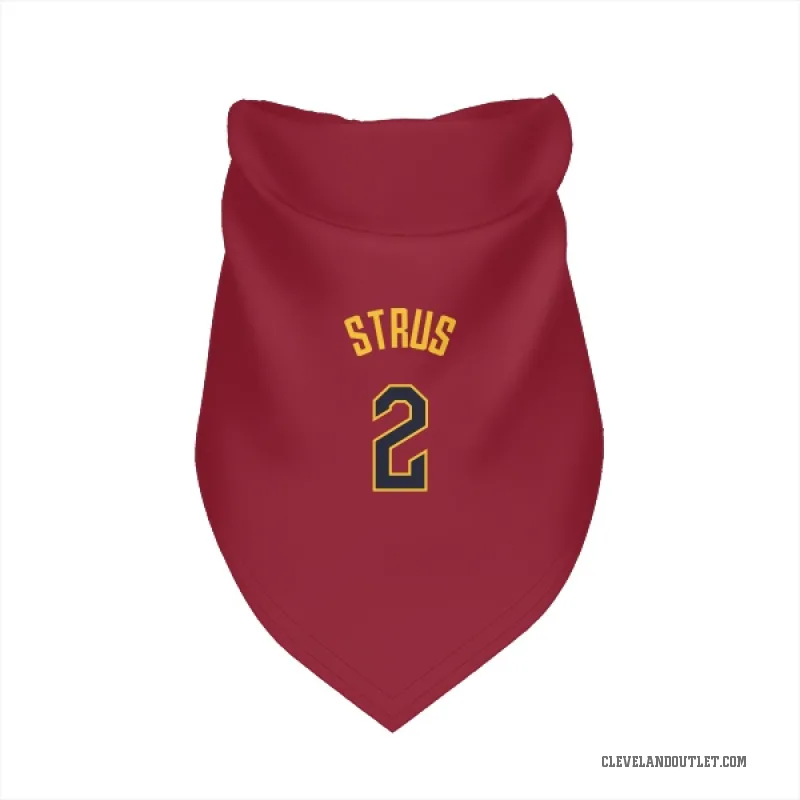 Max Strus  Cleveland Cavaliers   Wine Cat & Dog Pet Bandana