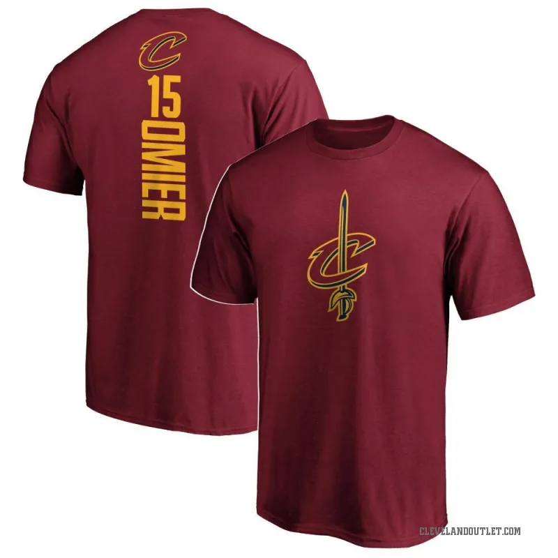 Norchad Omier Men's Cleveland Cavaliers Maroon Backer T-Shirt