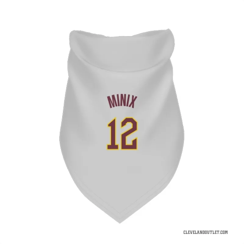 Riley Minix  White Cleveland Cavaliers  Cat & Dog Pet Bandana