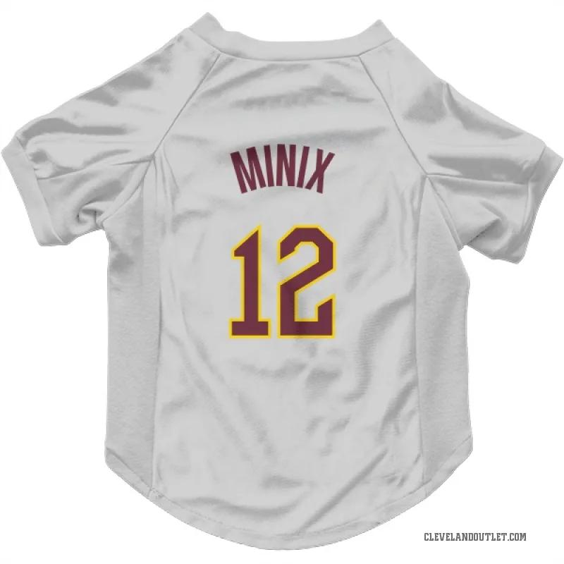 Riley Minix  White Cleveland Cavaliers  Cat & Dog Pet Jersey